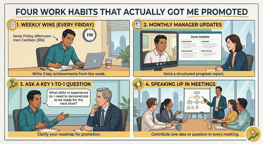 Four Work Habits That Actually Got Me Promoted