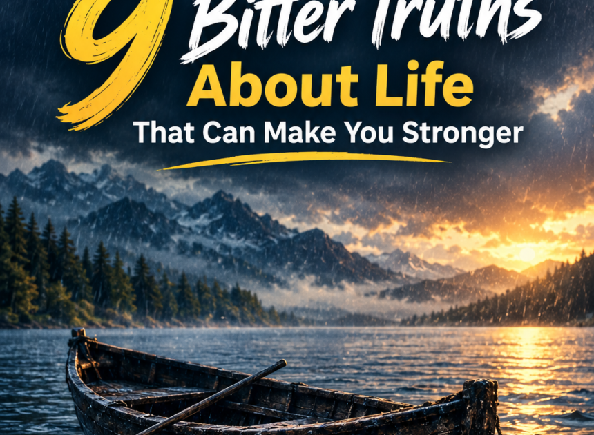 9 Bitter Truths About Life That Can Make You Stronger