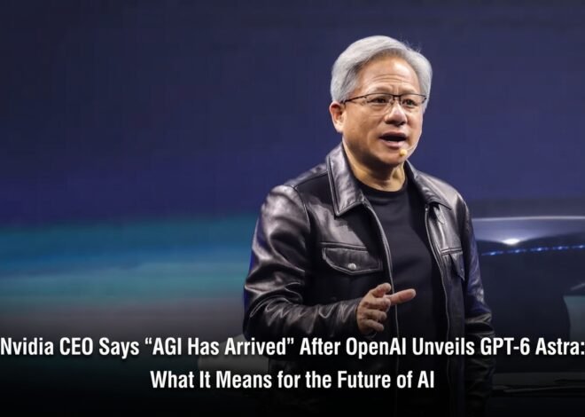 Nvidia CEO Says “AGI Has Arrived” After OpenAI Unveils GPT-6 Astra: What It Means for the Future of AI
