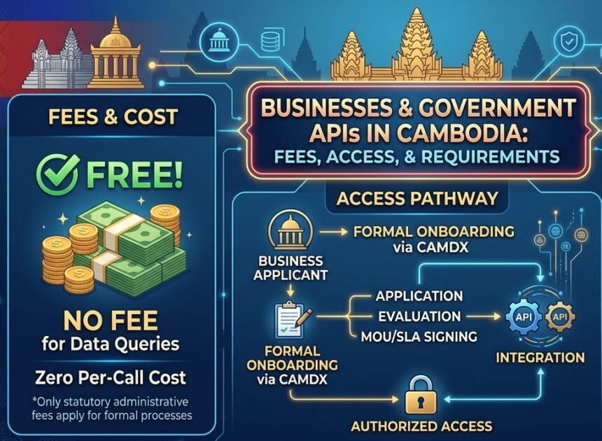 Do Businesses Need to Pay to Use Government APIs in Cambodia? Fees, Access, and Requirements